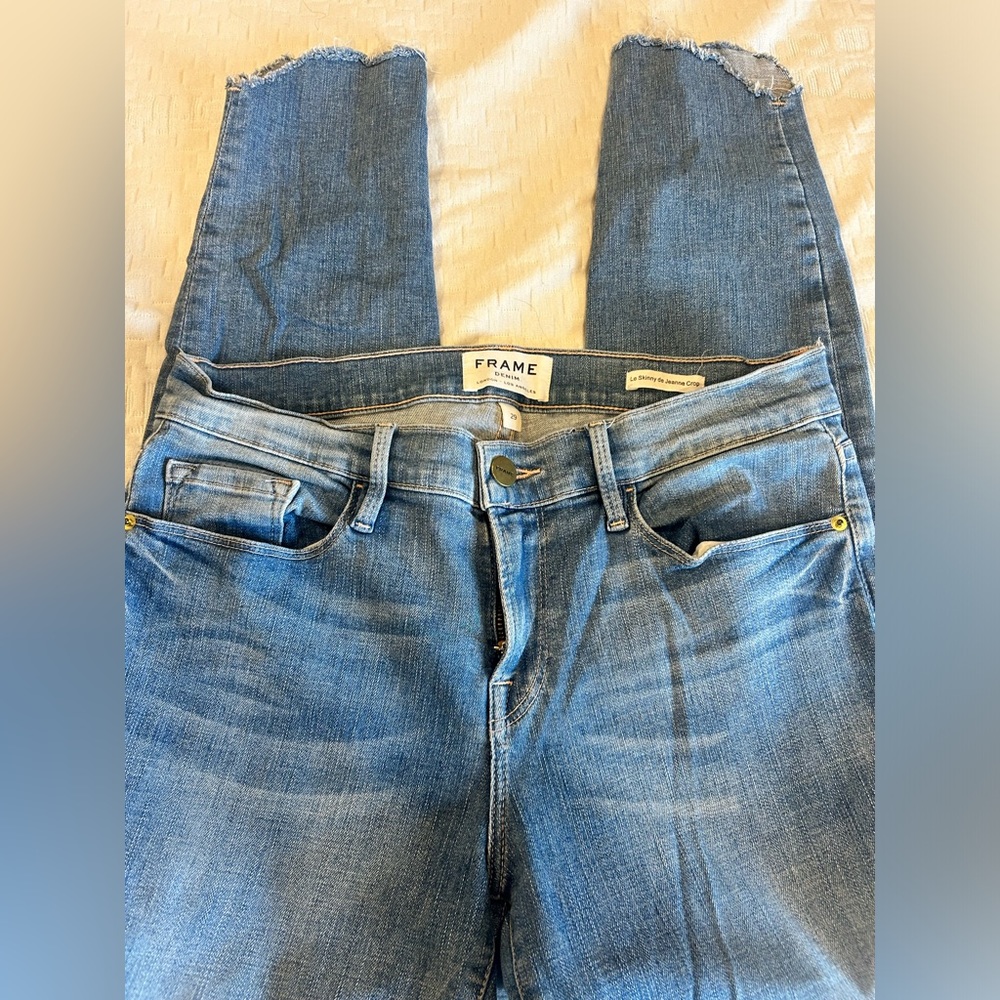 Frame Le Skinny de Jeanne Crop